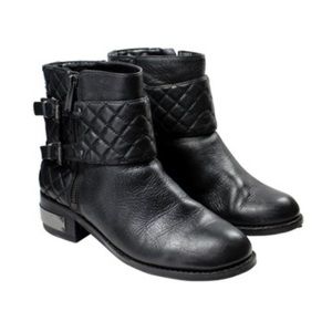 Vince Camuto Moto Black Boots